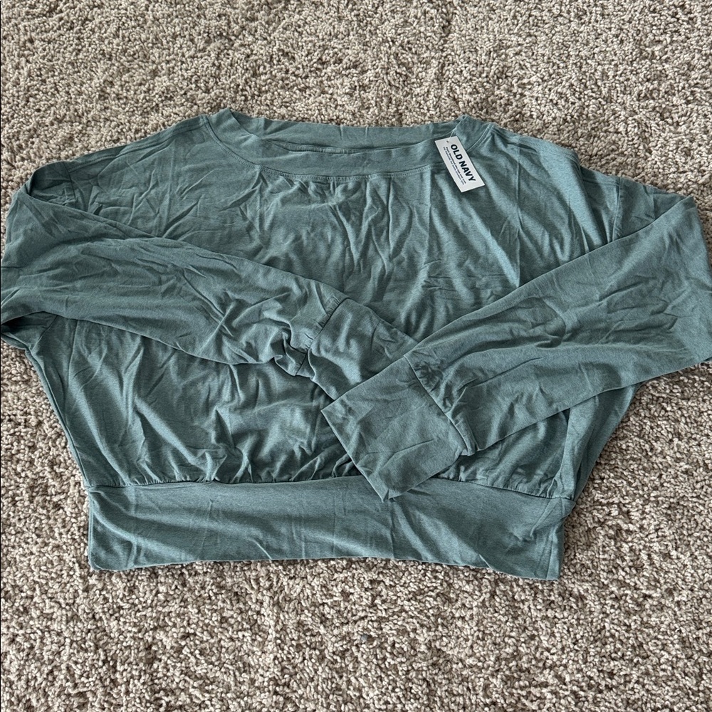 Old Navy Sage Long Sleeve Shirt